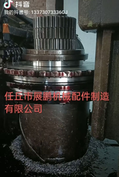 5模39齒三排加工中